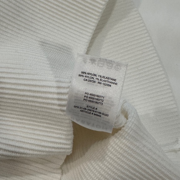 Aritzia/Babaton Sculpt Knit Criss-Cross Ribbed Halter Dress - Size Medium - Picture 8 of 8